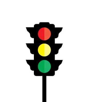 Vector traffic light Stock Illustration