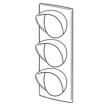 Vector of traffic light Stock Illustration