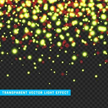 Vector with transparency light effect sparkle. Glitter background bright Chri Illustrazione stock