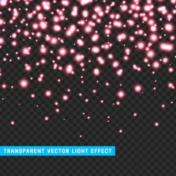 Vector with transparency light effect sparklers. Illustrazione stock gratuita