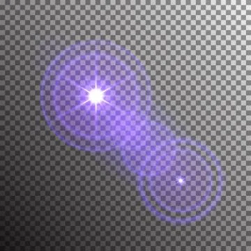 Vector transparent sunlight special lens flare Illustrazione stock