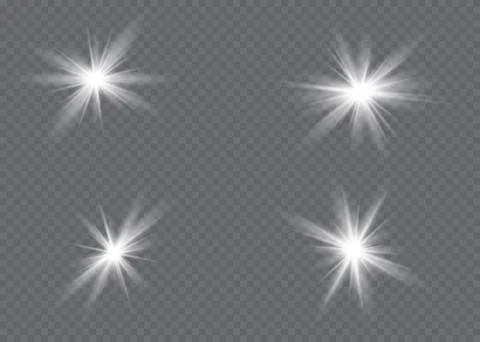 Vector transparent sunlight special lens flare light effect Stock Illustration