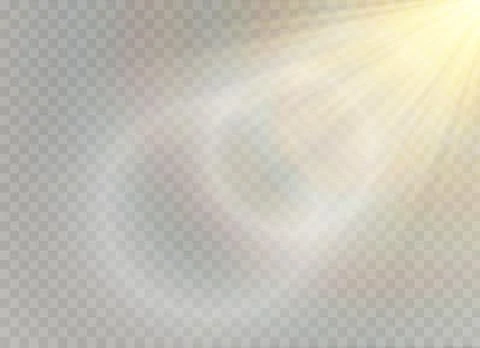 Vector transparent sunlight special lens flare light effect. Christmas abstract Stock Illustration