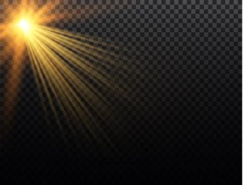 Vector transparent sunlight special lens flare light effect. Christmas abstract Stock Illustration