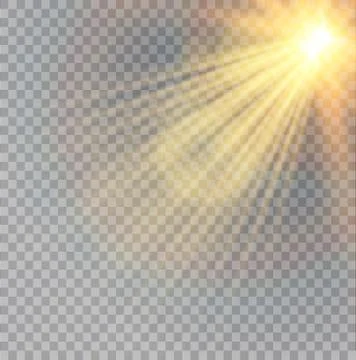 Vector transparent sunlight special lens flare light effect. Christmas abstract Stock Illustration