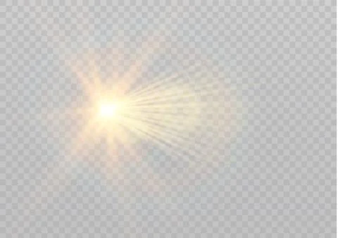 Vector transparent sunlight special lens flare light effect. Christmas abstract Stock Illustration