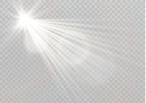 Vector transparent sunlight special lens flare light effect. Christmas abstract Stock Illustration