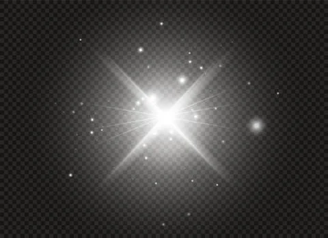 Vector transparent sunlight special lens flare light effect. Sun flash. Stock Illustration