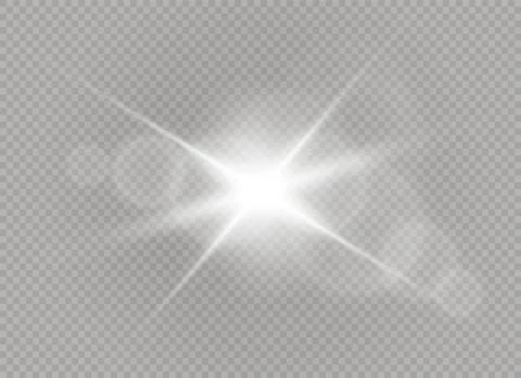 Vector transparent sunlight special lens flare light effect. Sun flash. Stock Illustration