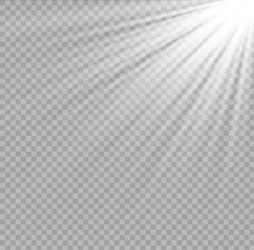 Vector transparent sunlight special lens flare light effect. Christmas abstract Stock Illustration