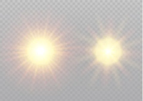 Vector transparent sunlight special lens flare light effect. Christmas abstract Stock Illustration