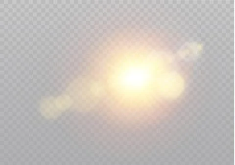 Vector transparent sunlight special lens flare light effect. Christmas abstract Stock Illustration