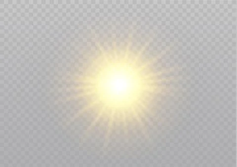 Vector transparent sunlight special lens flare light effect. Christmas abstract Stock Illustration