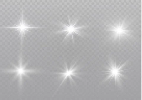 Vector transparent sunlight special lens flare light effect. Christmas abstract Stock Illustration