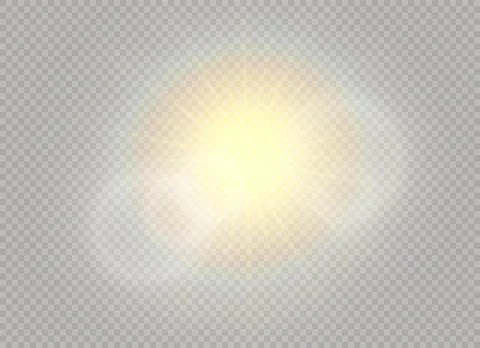 Vector transparent sunlight special lens flare light effect. Sun flash. Illustrazione stock