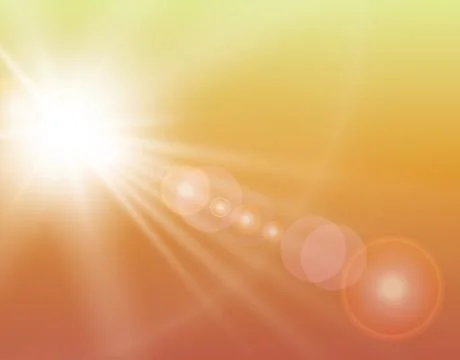 Vector transparent sunlight special lens flare light effect. Illustrazione stock