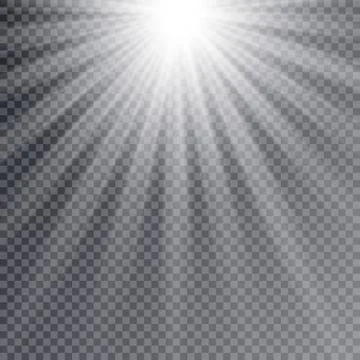 Vector transparent sunlight special lens flare light effect. Stock Illustration