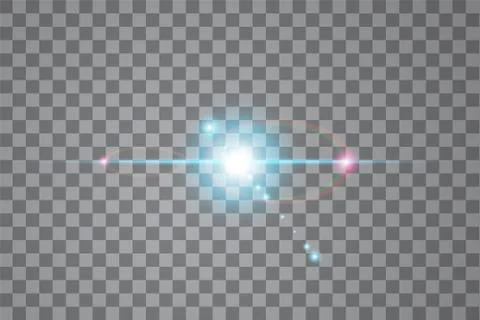 Vector transparent sunlight special lens flare light effect Illustrazione stock