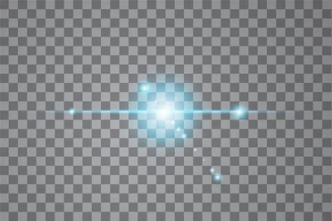Vector transparent sunlight special lens flare light effect Stock Illustration