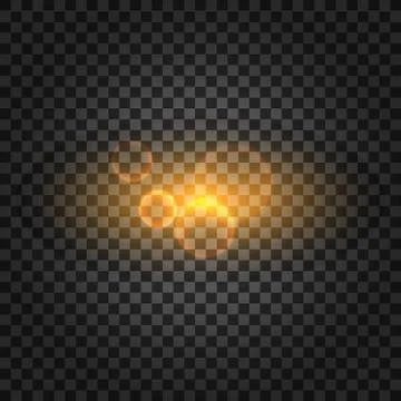 Vector transparent sunlight special lens flare light effect. Vector illustrat Illustrazione stock