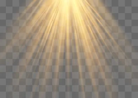 Vector transparent sunlight special lens flare light effect. Stock Illustration