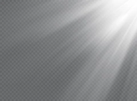 Vector transparent sunlight special lens flash light effect.front sun lens flash Stock Illustration