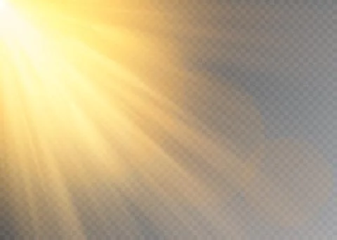 Vector transparent sunlight special lens flare light effect. Stock Illustration