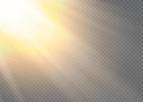 Vector transparent sunlight special lens flare light effect. Stock Illustration