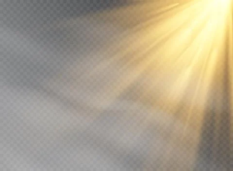 Vector transparent sunlight special lens flare light effect. Stock Illustration