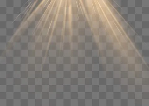 Vector transparent sunlight special lens flare light effect. Stock Illustration