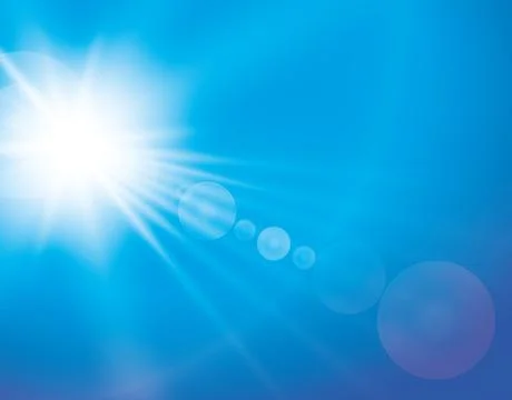 Vector transparent sunlight special lens flare light effect. Illustrazione stock