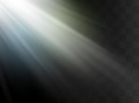 Vector transparent sunlight special lens flash light effect. Stock Illustration