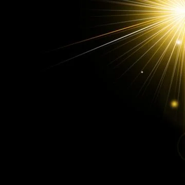 Vector transparent sunlight special lens flash light effect.front sun lens .. Stock Illustration