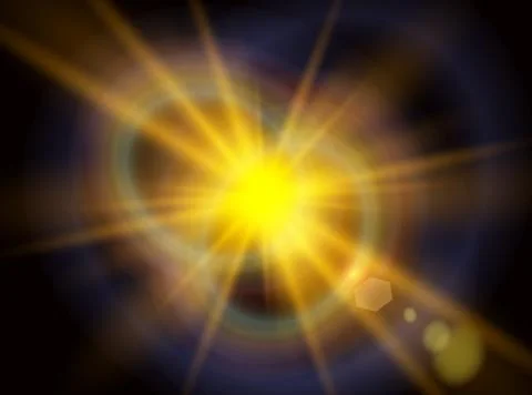 Vector transparent sunlight special lens flare light effect. Lens flare light Stock Illustration