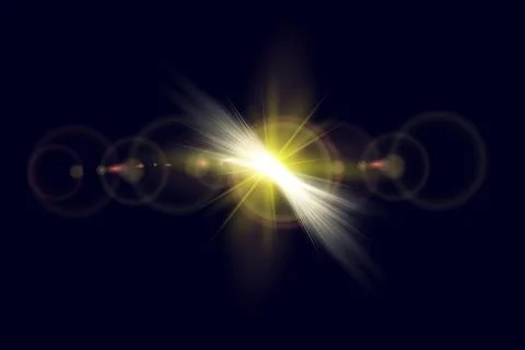 Vector transparent sunlight special lens flare light effect. Stock Illustration