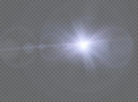 Vector transparent sunlight special lens flare light effect. Stock Illustration