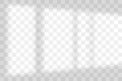 Vector transparent window shadow. Light effect overlay. Mesh Stock Illustration
