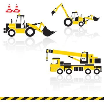 Vector transportation icon set. Stock Illustration