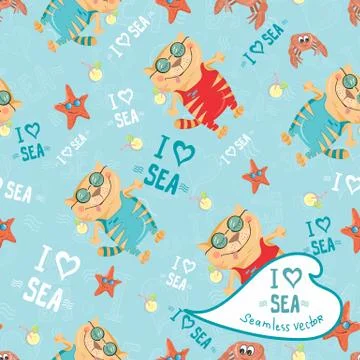 Vector travel pattern Stock Illustration