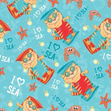 Vector travel pattern Stock Illustration