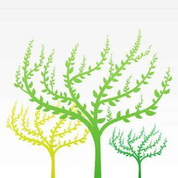 Vector tree background Illustrazione stock