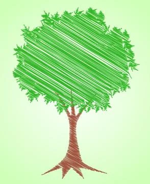 Vector tree design Stock Illustration