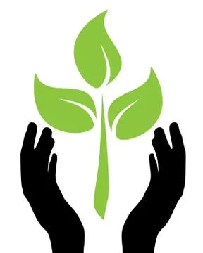 Vector tree hands. Stock Illustration