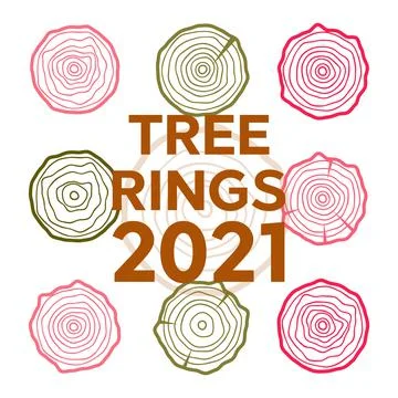 Vector tree rings background. Wood circle vetor Stock Illustration