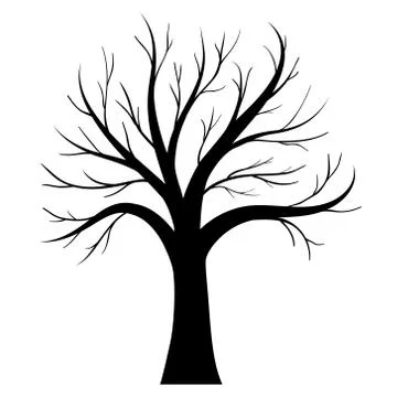 Vector tree silhouette Stock Illustration