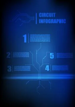 Vector : Treemapping infographic electronic circuit concept Stock Illustration