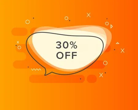 Vector trendy colorful bubble Stock Illustration