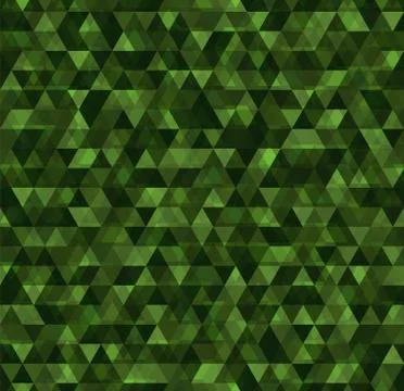 Vector trendy low poly seamless pattern. Camouflage polygonal background 스톡 일러스트