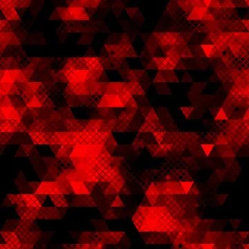 Vector trendy low poly seamless pattern. Camouflage polygonal background Illustrazione stock