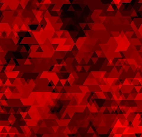 Vector trendy low poly seamless pattern. Camouflage polygonal background Stock Illustration
